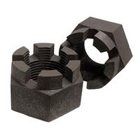 1-1/8"-12 Castle Nut, Fine, Plain